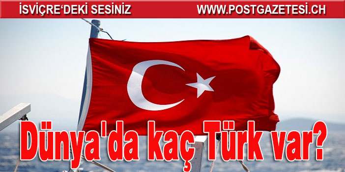 Dünya'da kaç Türk var? Dünya üzerinde yaşayan 2021 Türk nüfusu nedir?