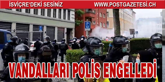 İsviçre’deki 1 mayıs gösterilerini polis engelledi