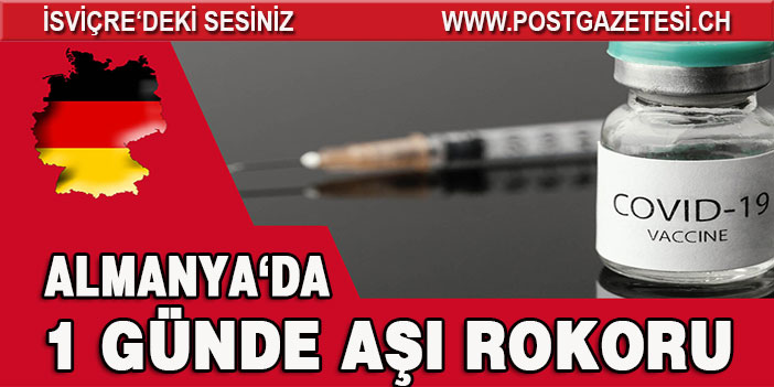 Almanya bir günde aşı rekoru kırdı