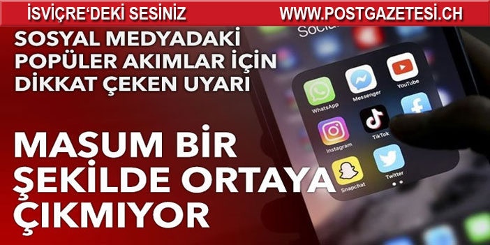 Sosyal medya akımları ne kadar masum?