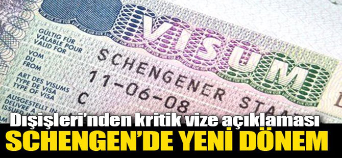 Çavuşoğlu'ndan kritik vize açıklaması