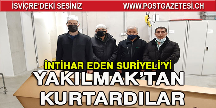 GÖZALTI HAPSİNDE İNTİHAR EDEN SURİYELİ YAKILACAKTI!