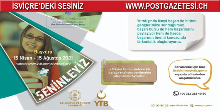 YTB’den yurt dışındaki vatandaşlar için burs programı