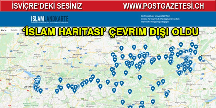 Avusturya’da Müslümanlara ait kurumların fişlendiği 'İslam Haritası' çevrim dışı oldu