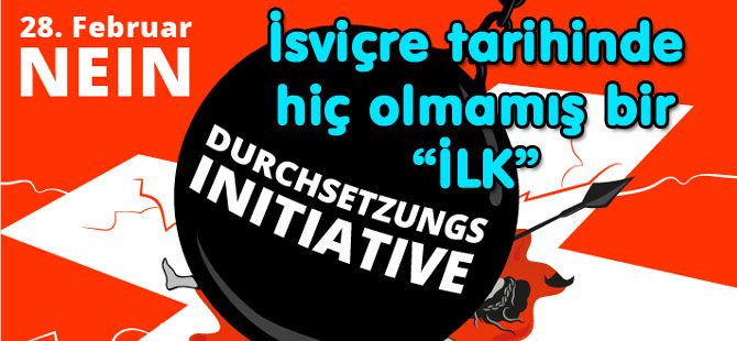 İsviçre tarihinde hiç olmamış bir İLK