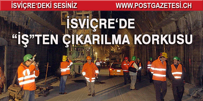 İsviçre’de halkı “İŞ KORKUSU”