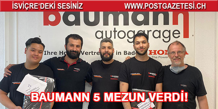 BAUMANN 5 MEZUN VERDİ!