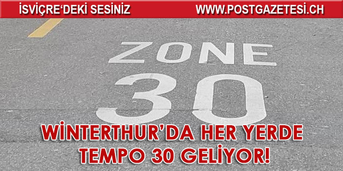 Hız limiti 30'a düşüyor