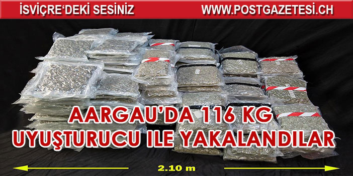 116 Kg uyuşturucu ile yakalandılar