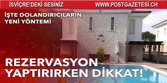 ‘Kiralık villa’ dolandırıcılığına dikkat