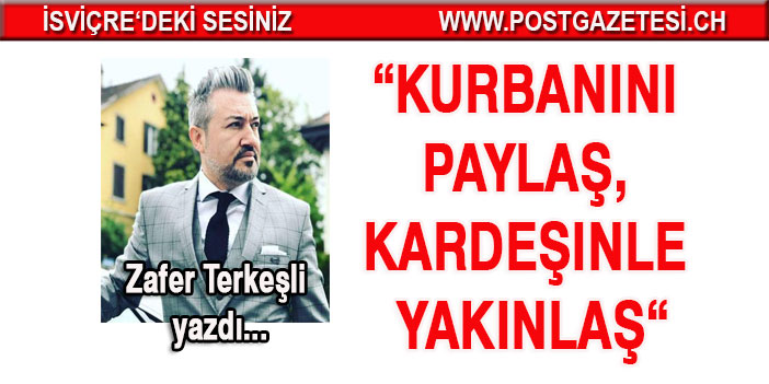 Kurbanını Paylaş, Kardeşinle Yakınlaş