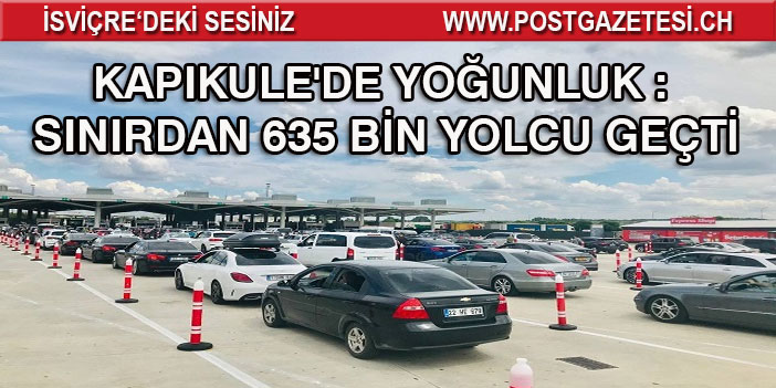 Kurban Bayramı'nı memleketlerinde geçirmek isteyen gurbetçiler Kapıkule'de yoğunluk oluşturdu