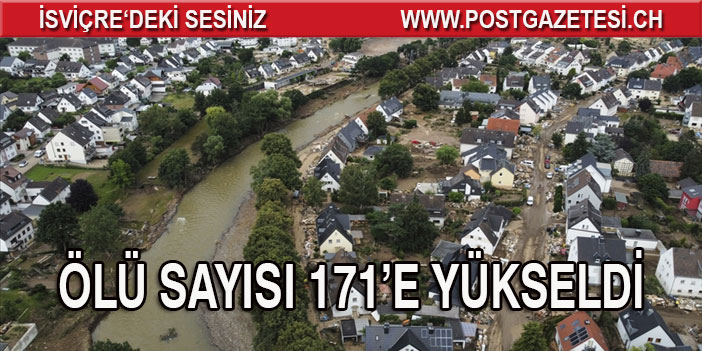 Almanya'da sellerde ölenlerin sayısı 171’e yükseldi