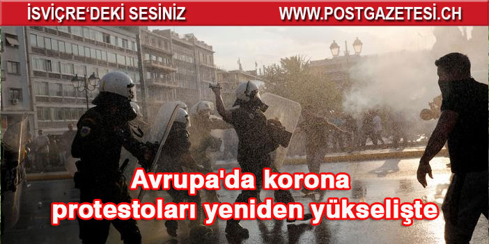 Avrupa'da korona protestoları yeniden yükselişte