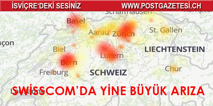 SWİSSCOM’DA YİNE BÜYÜK ARIZA