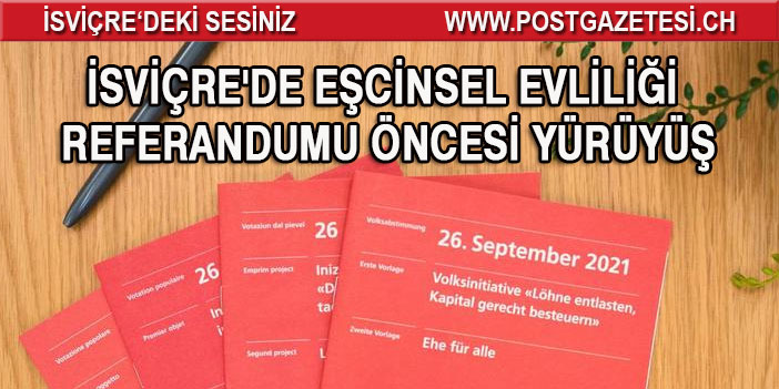 İsviçre'de eşcİnsel evlİlİğİ  referandumu öncesİ yürüyüş