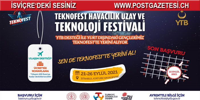 Yurt Dışında Yaşayan Gençler YTB’nin Desteğiyle Teknofest’te Yerini Alıyor