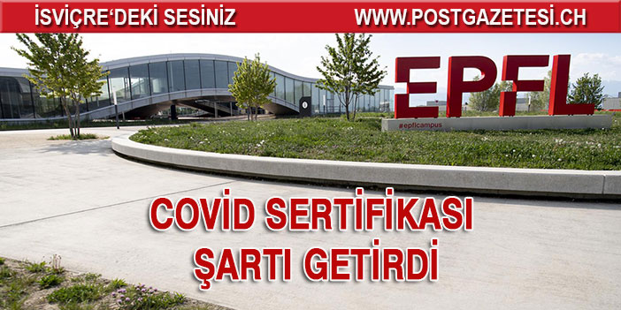 EPFL’deki tüm dersler için zorunlu covid sertifikası