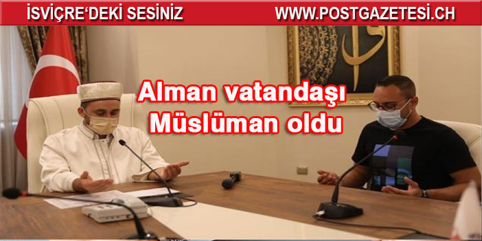 Müslüman arkadaşlarından etkilenen Alman Dennis, Deniz adını alarak İslamiyet’i seçti!