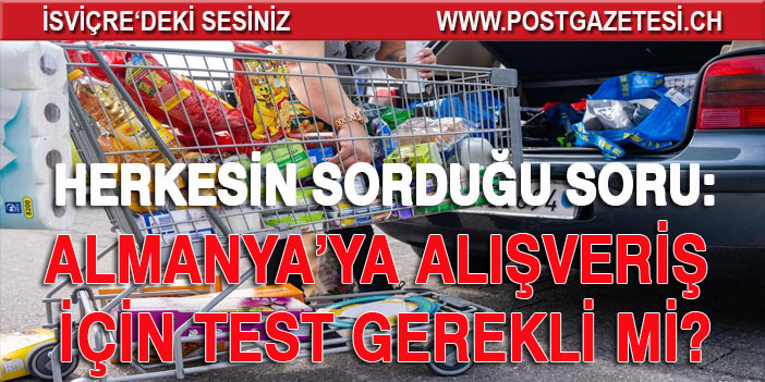 ALMANYA'DA ALIŞVERİŞ SONRASI TEST SORUSUNA CEVAP