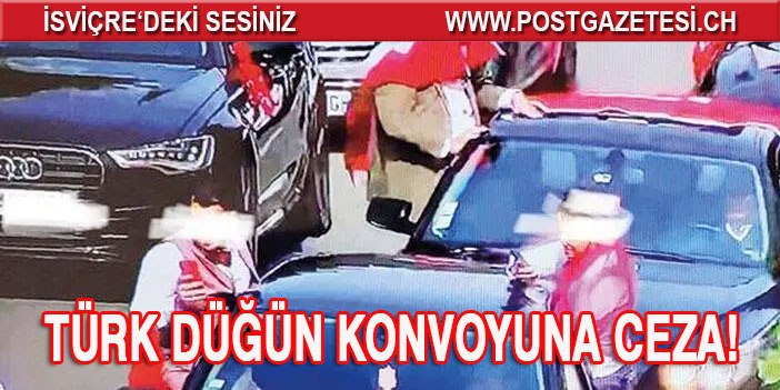 Türk düğün konvoyuna Fransa’da ceza