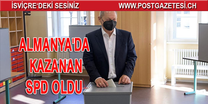 Almanya'daki genel seçimlerden Sosyal Demokrat Parti birinci çıktı