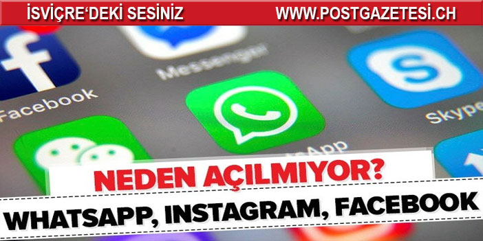 Facebook, Instagram ve WhatsApp'ta erişim sorunu yaşanıyor