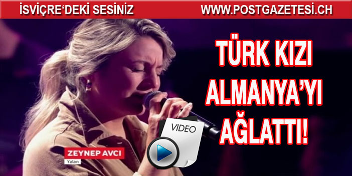 Türk kızı Almanya’yı ağlattı! Ayakta alkışladılar