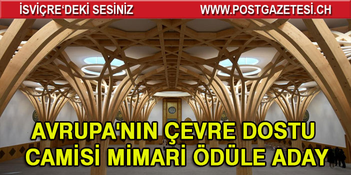 Avrupa’nın ilk çevre dostu camisi İngiltere’nin en prestijli ödülüne aday!