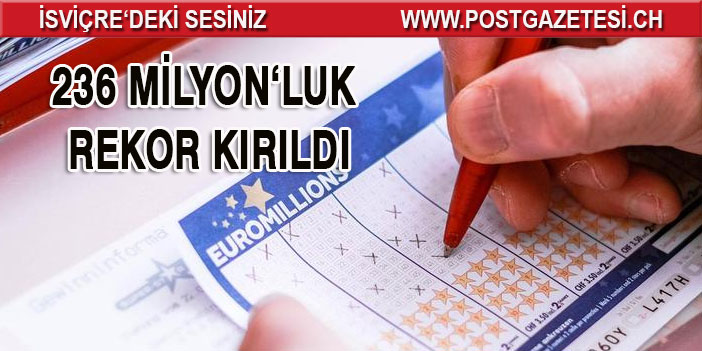 Avrupa lotosunda rekor ikramiye: 236 milyon Euro