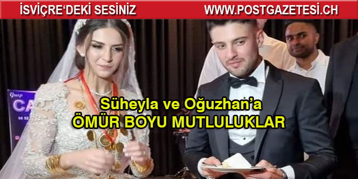 Süheyla ve Oğuzhan evlendi