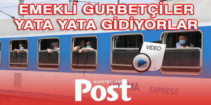 Emekli gurbetçilerin geri dönüşte gözdesi tren yolculuğu: Yata yata gidiyoruz!