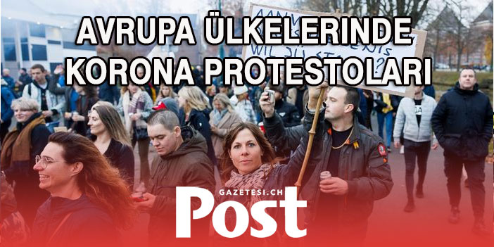 Avrupa ülkelerinde korona protestoları