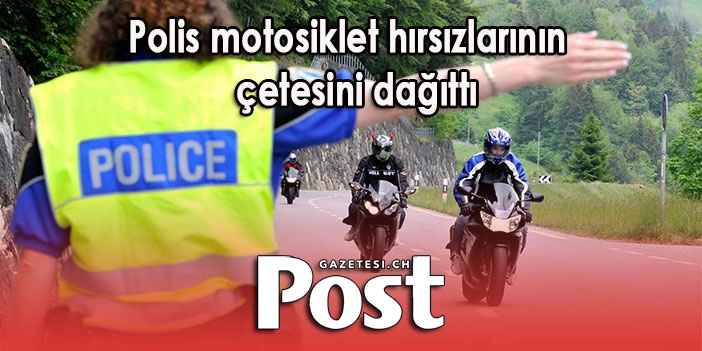 Polis motosiklet hırsızlarının  çetesini dağıttı