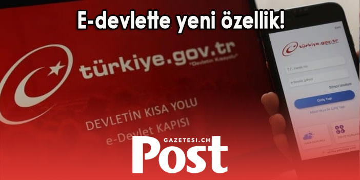 E-devlette yeni özellik! Kimlik numarasına güvenlik kısıtlaması