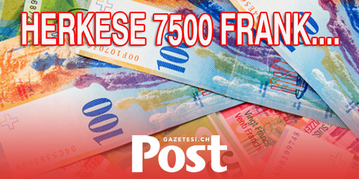 İsviçre'de Herkese 7500 frank dağıtma planı imzaya takıldı