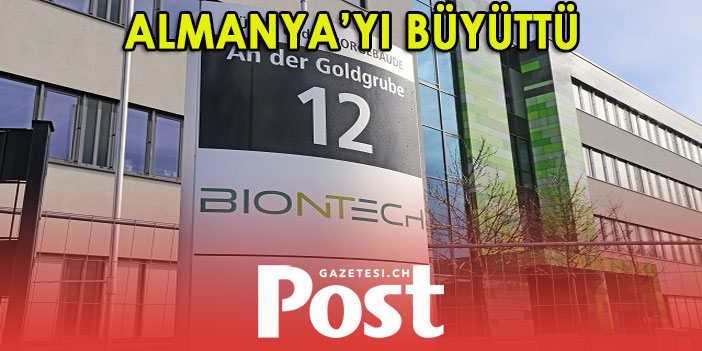 Almanya'nın büyümesinin 5'te 1'i BioNTech'ten