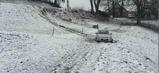 İsviçre’de yoğun kazalar