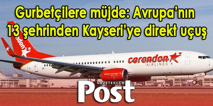 Corendon Airlines, uçuş ağını genişletmeye devam ediyor