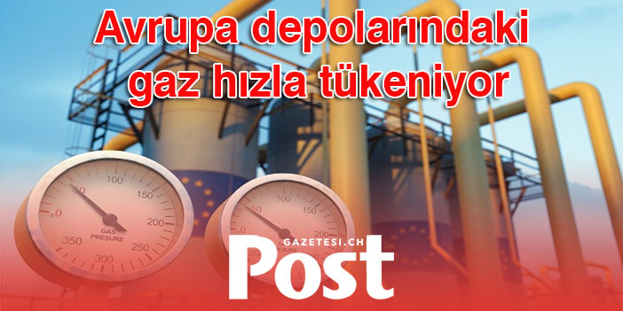 Avrupa depolarındaki gaz hızla tükeniyor