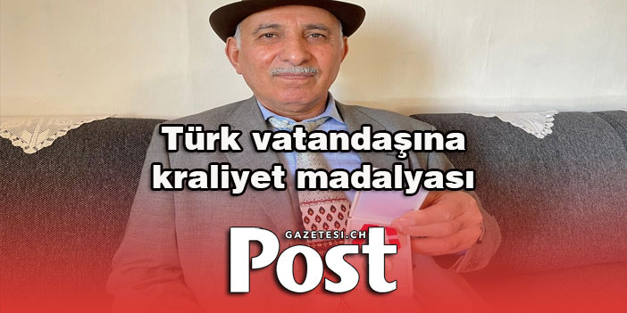 Danimarka'daki Türk vatandaşına kraliyet madalyası verildi