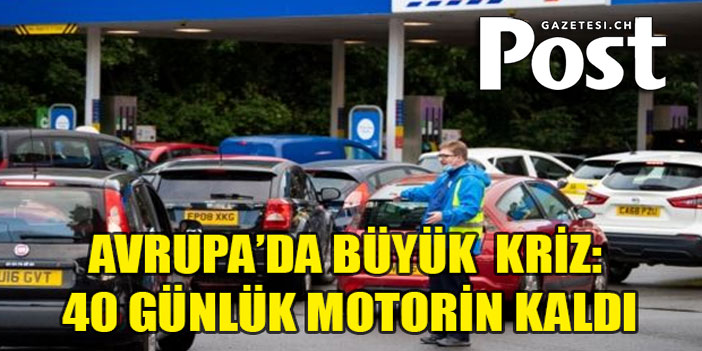 Petrol ve doğalgaz sonrası Avrupa'da yeni kriz: Sadece 40 günlük stok kaldı