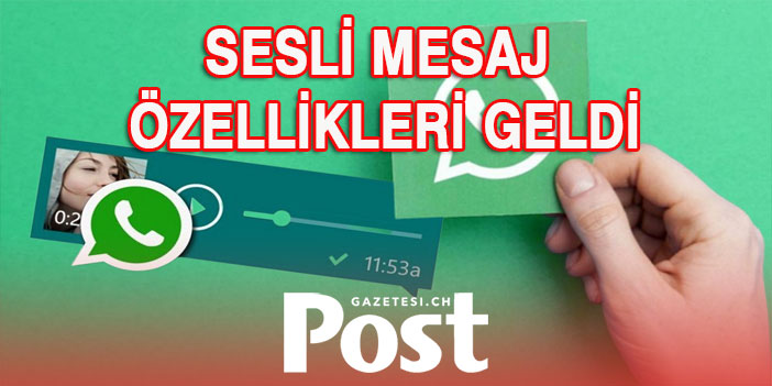 WhatsApp'a yeni sesli mesaj özellikleri geldi