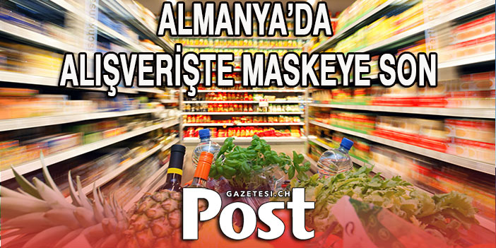 Almanya'da alışverişte maskeye son