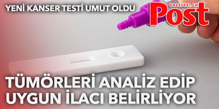 Yeni kanser testi: Tümörleri analiz ediyor ve en uygun ilacı belirliyor