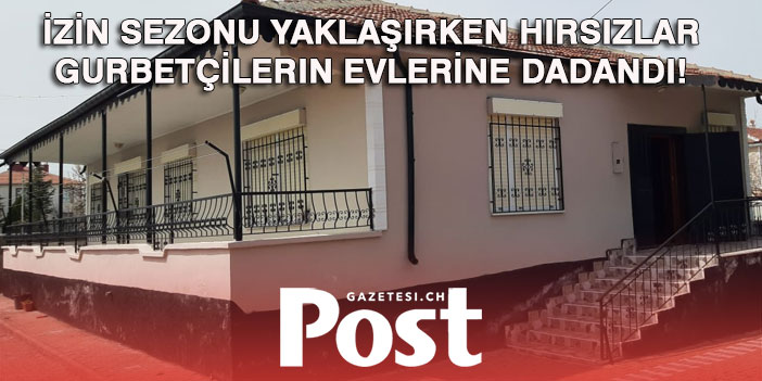 Kulu'da gurbetçi ailenin evinden hırsızlık