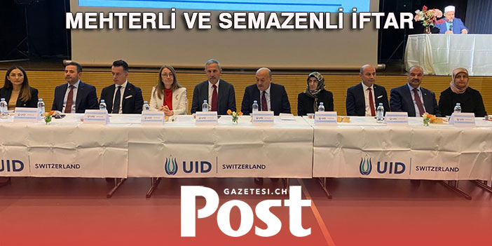 UİD 'den Mehterli ve Semazenli İftar