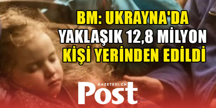 BM: Ukrayna'da yaklaşık 12,8 milyon kişi yerinden edildi