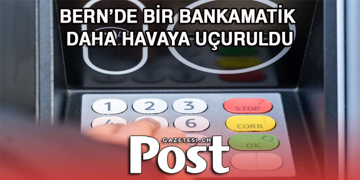 BANKAMATİK HAVAYA UÇURULDU