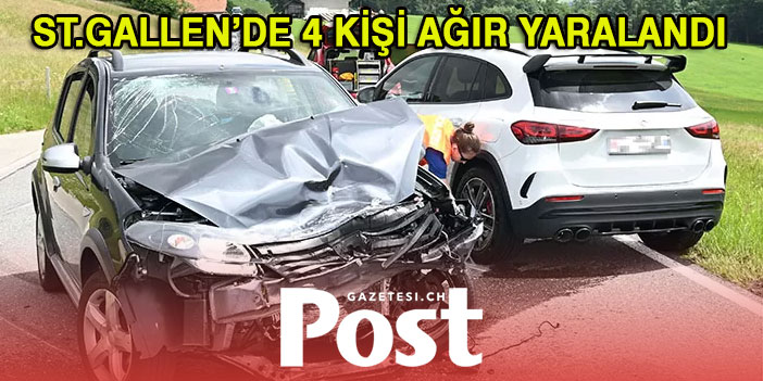 AĞIR TRAFİK KAZASI: 4 YARALI